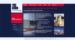 Desktop Screenshot of isar-transportbeton.de